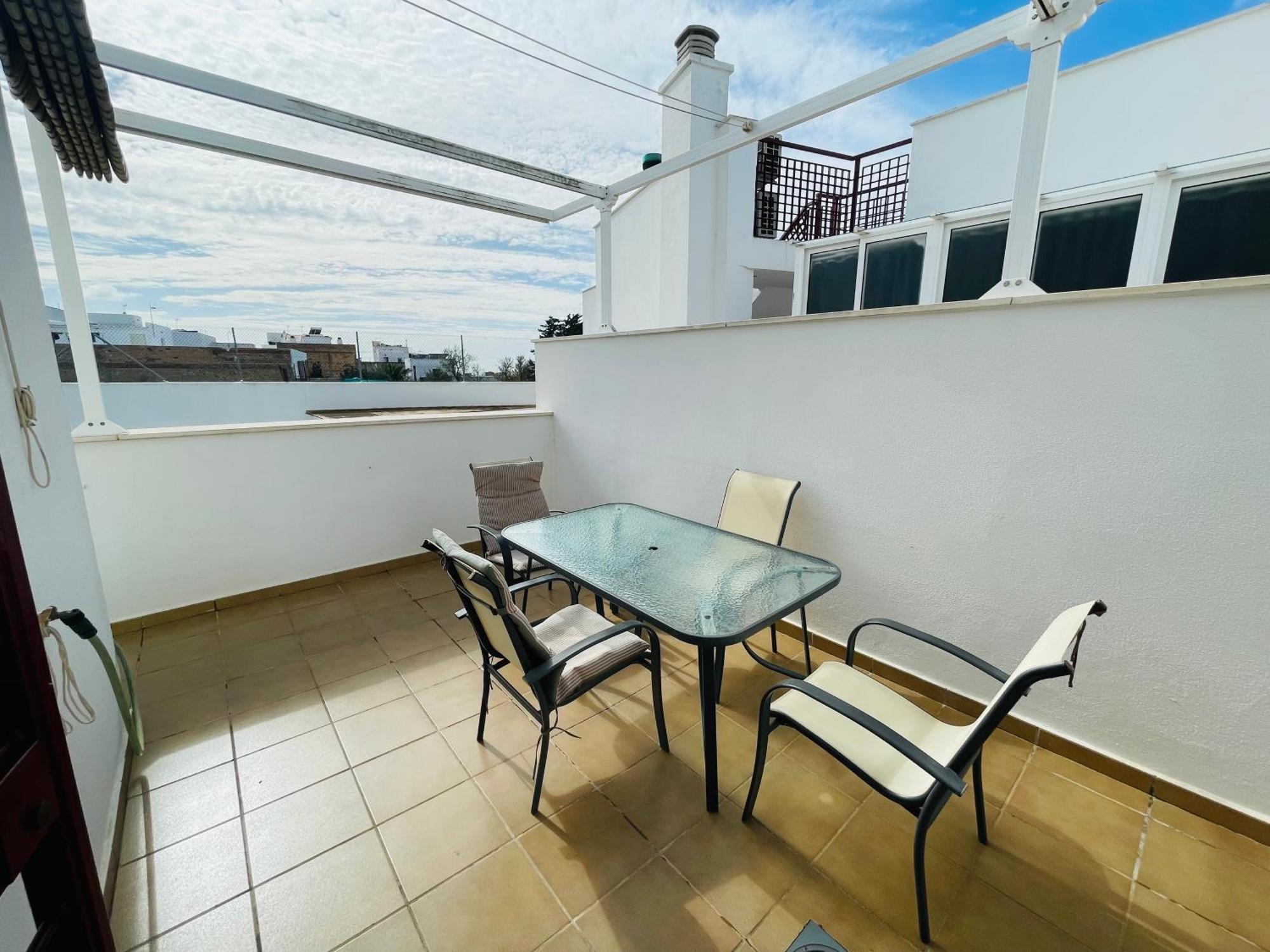 Atico Premium Conil Con 2 Terrazas, Parking, Piscina, Aire Ac Y Wifi -Solo Familias Y Parejas- Apartment Conil De La Frontera Exterior photo